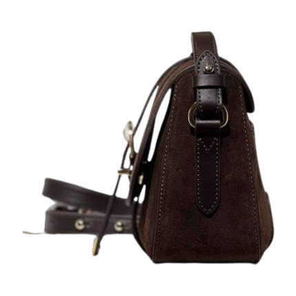 Messenger bag 8604 süet deri kahve