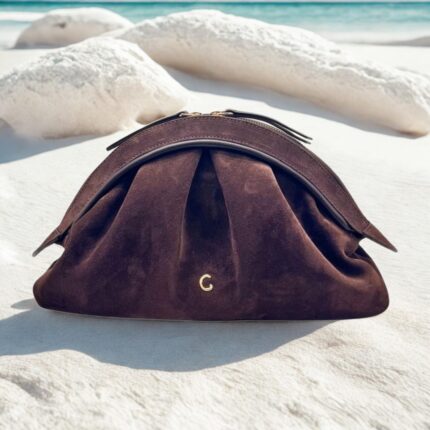 clutch bag-8611-süet deri